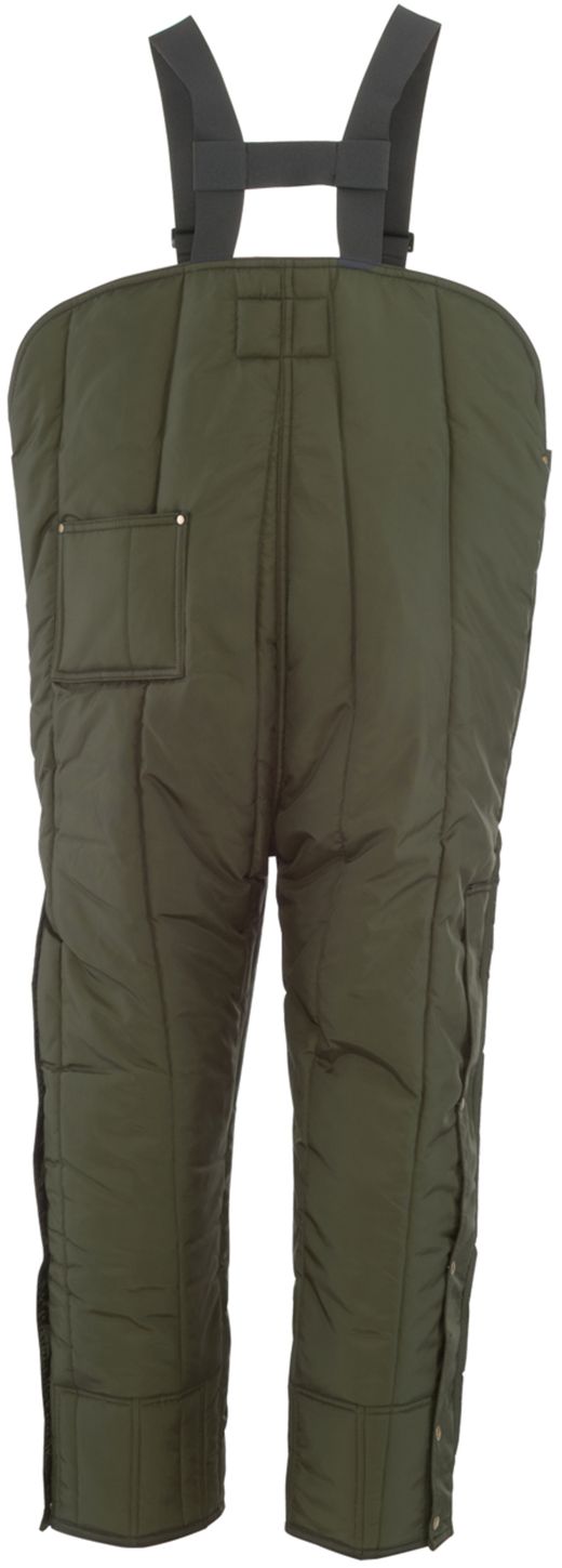 RefrigiWear 0345 Iron-Tuff Insulated Work Overall Low Bib Sage Back