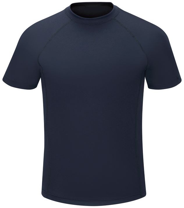 Workrite FR Station Wear Tee FT36, Base Layer, Athletic Style Navy Front